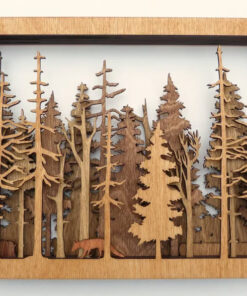 Last Day 48% OFF-Forest Wildlife -  Handcrafted Art | Uncommon Art | 3D Art | Unique Art| All Natural Art | Rare Art