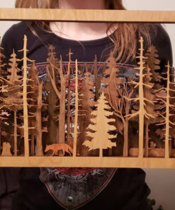 Alternative view of Last Day 48% OFF-Forest Wildlife -  Handcrafted Art | Uncommon Art | 3D Art | Unique Art| All Natural Art | Rare Art