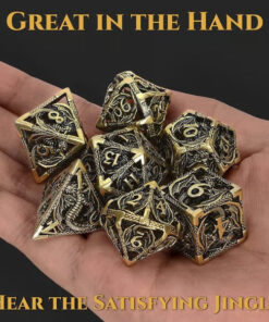 Hollow Metal Dragon Shaped Carving Dice SetBUY 2 FREE SHIPPING